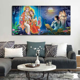 Beautiful Radha Krishna Canvas Wall Painting - Decor Smart