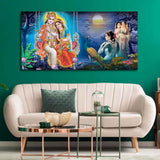 Beautiful Radha Krishna Canvas Wall Painting - Decor Smart