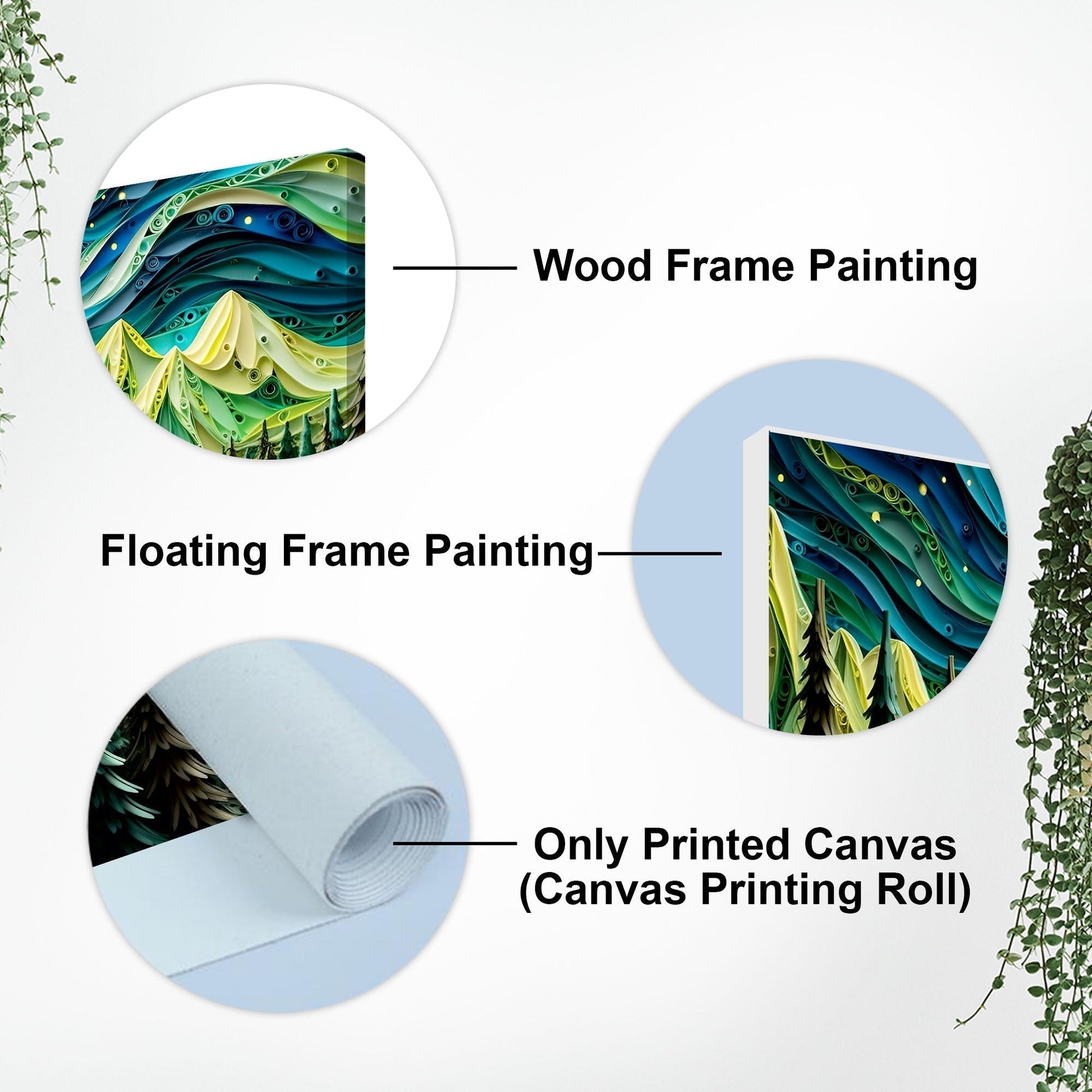 Beautiful River Surrounded by Mountains Canvas Wall Painting - Decor Smart