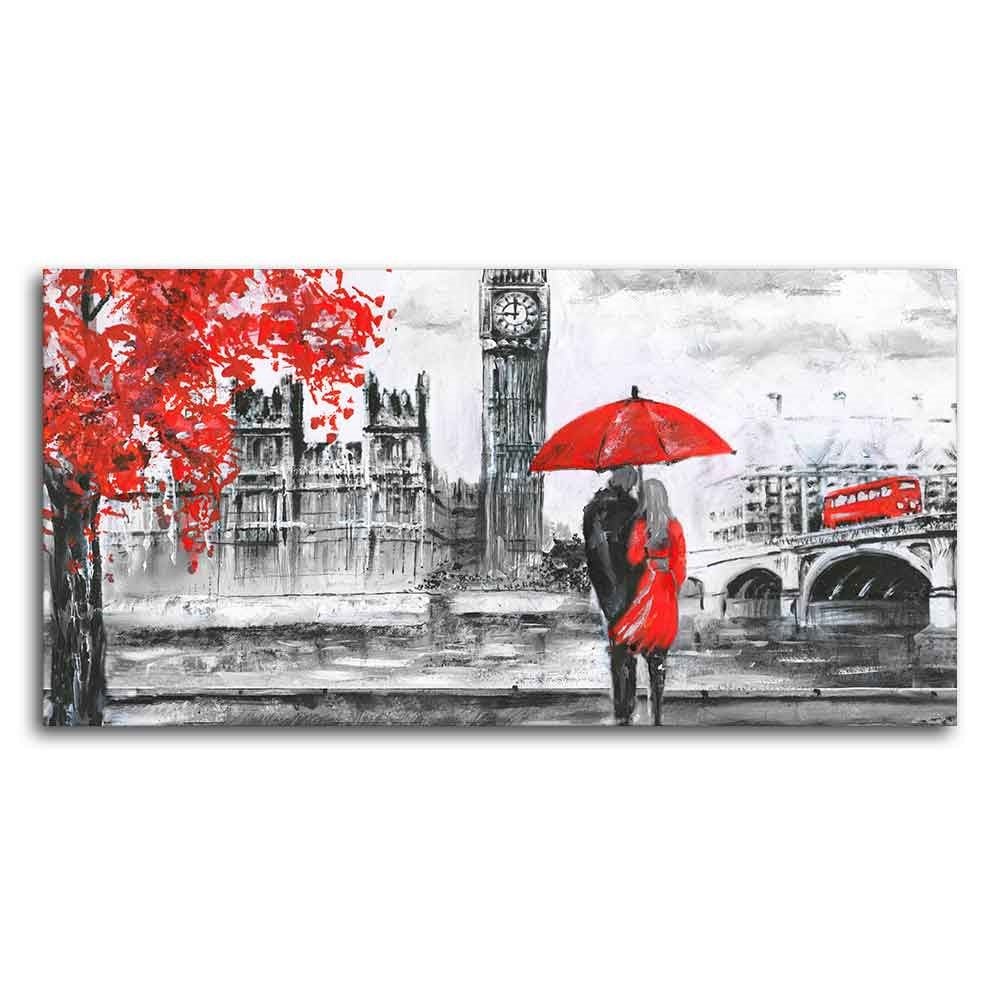 Beautiful Scenery of Couple Dating Canvas Wall Painting - Decor Smart