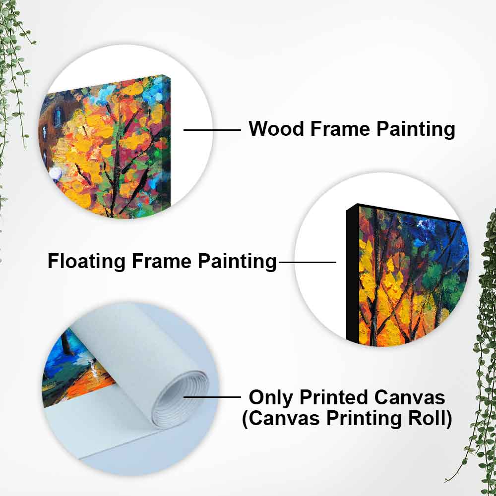 Beautiful Scenery of Couple Dating Canvas Wall Painting - Decor Smart