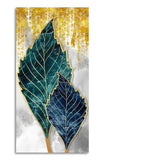 Beautiful Shiny Golden Leaves Premium Canvas Wall Painting - Decor Smart