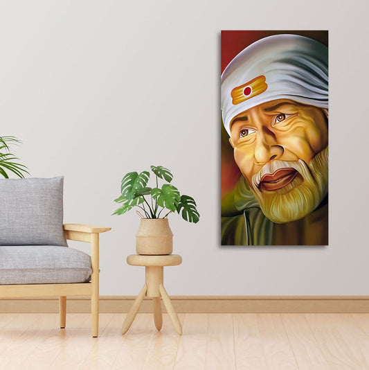 Beautiful Shirdi Sai Baba Canvas Wall Painting - Decor Smart