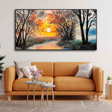 Beautiful Sunset Scenery Premium Wall Painting - Decor Smart