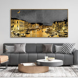Beautiful Venice City at Night Canvas Wall Painting - Decor Smart