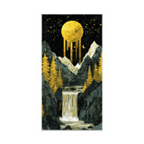 Beautiful View of Waterfall Premium Canvas Wall Painting - Decor Smart