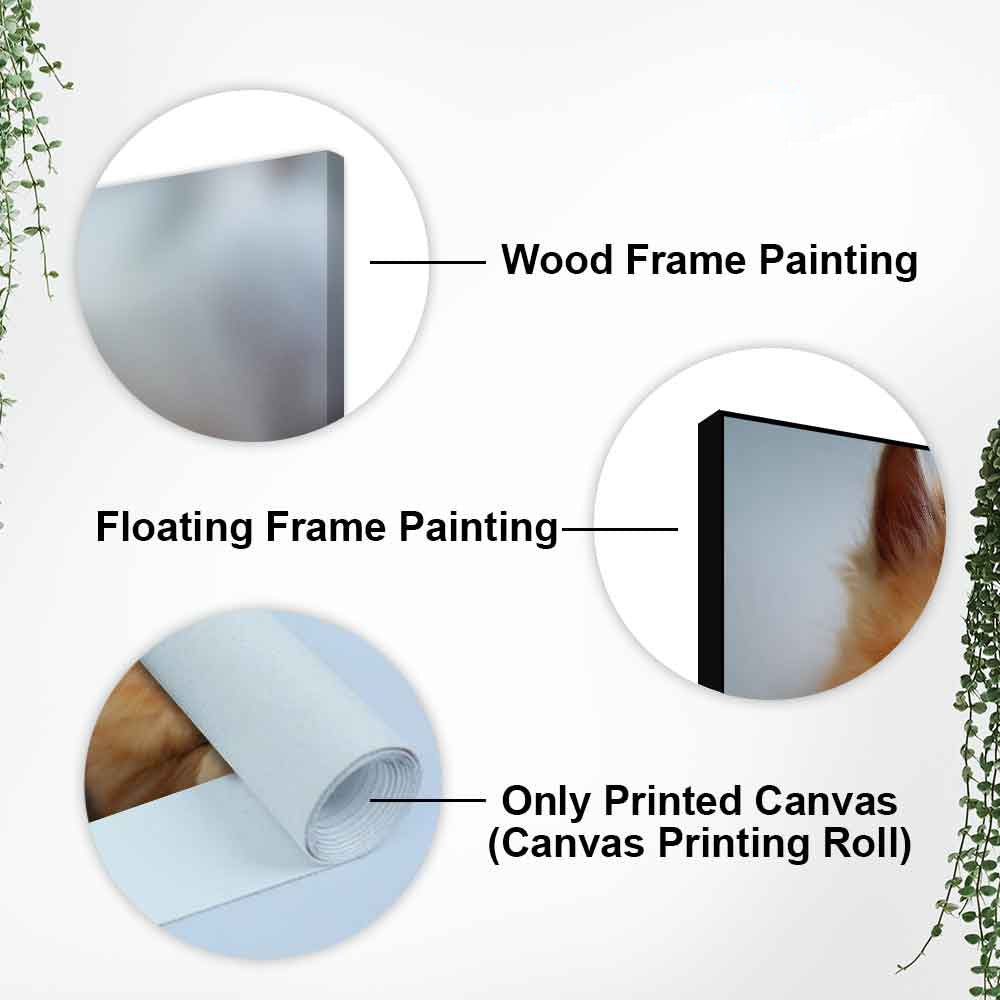 Beautiful Wall Painting of Cute Kitten - Decor Smart