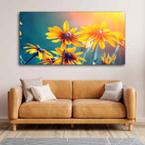 Beautiful Wall Painting of Mexican Sunflower - Decor Smart