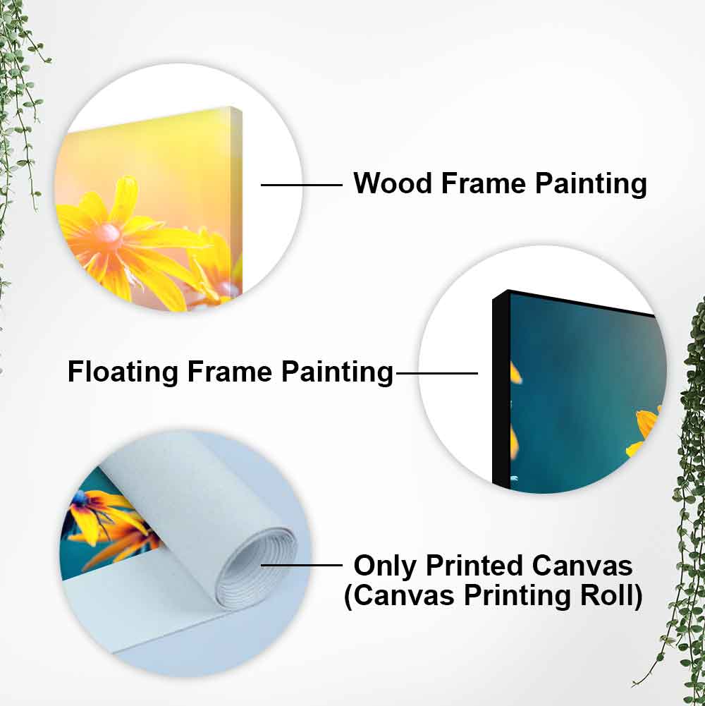 Beautiful Wall Painting of Mexican Sunflower - Decor Smart