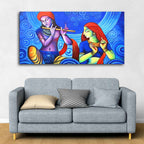 Beautiful Wall Painting of Radha Krishna