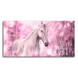 Beautiful White Horse Premium Wall Painting