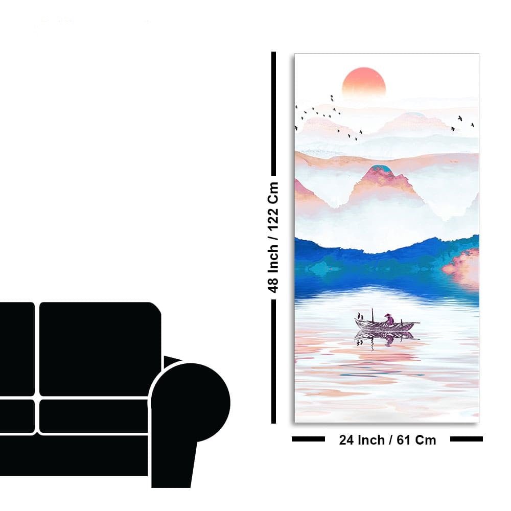 Beautiful Zen Life Scenery Premium Canvas Wall Painting - Decor Smart