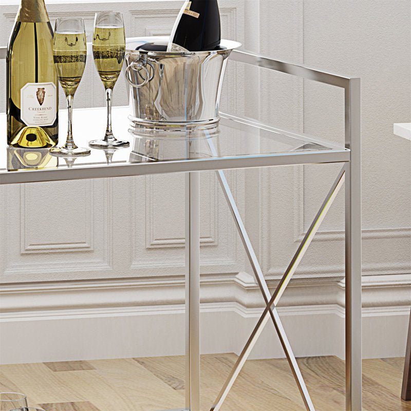 Benas Metal Bar Cart - Decor Smart