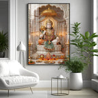 Hanuman ji bhagwan Premium Acrylic Vertical Wall Art