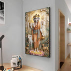 Dattatreya Bhagwan Ji Premium Acrylic Vertical Wall Art