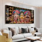 Darshan Of Jagannath ji Premium Acrylic Horizontal Wall Art