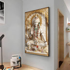Adi Yogi Lord Shiva Premium Acrylic Vertical Wall Art
