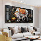Cozy Cow Companions Premium Acrylic Horizontal Wall Art