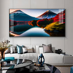 Beautiful Mountain Premium Acrylic Horizontal Wall Art