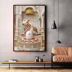 Depiction of Nandi Premium Acrylic Vertical Wall Art