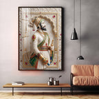 Warrior King Shivaji Maharaj Premium Acrylic Vertical Wall Art