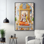 Sri Raghavendra Swamy Ji Premium Acrylic Vertical Wall Art