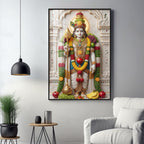 Deity Lord Murugan Premium Acrylic Vertical Wall Art
