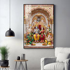 Divine Ram Darbar Premium Acrylic Vertical Wall Art