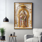 Lord Murugan Ji Premium Acrylic Vertical Wall Art