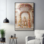 Jai Shri Ram Darbar Premium Acrylic Vertical Wall Art