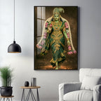 Goddess Meenakshi Blessing Premium Acrylic Vertical Wall Art