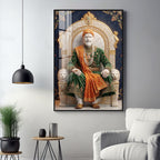 Maratha King Chhatrapati Shivaji Maharaj Premium Acrylic Vertical Wall Art