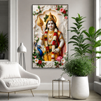 Lord Murugan Acrylic Wall Painting for Temple and Living Room