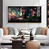 Calm Buddha Premium Acrylic Floating Wall Painting - Decor Smart