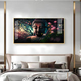 Calm Buddha Premium Acrylic Floating Wall Painting - Decor Smart
