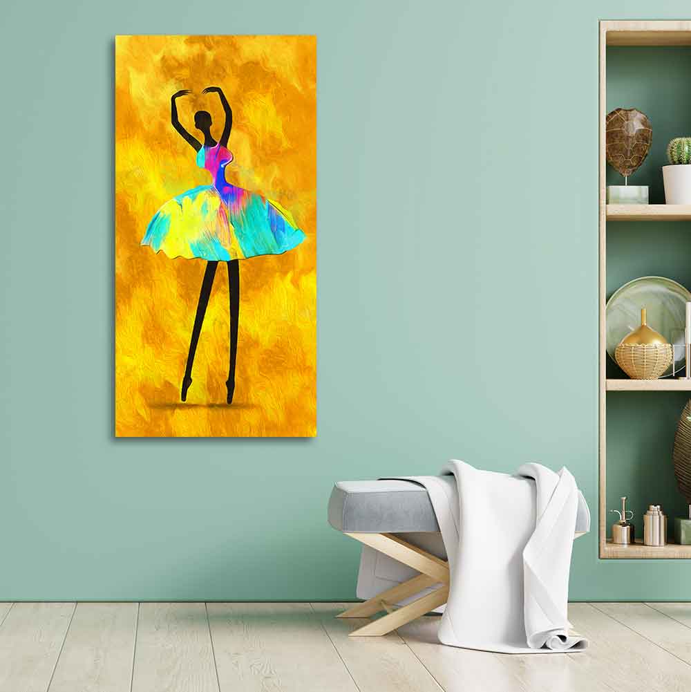 Canvas Wall Painting of Ballerina - Decor Smart