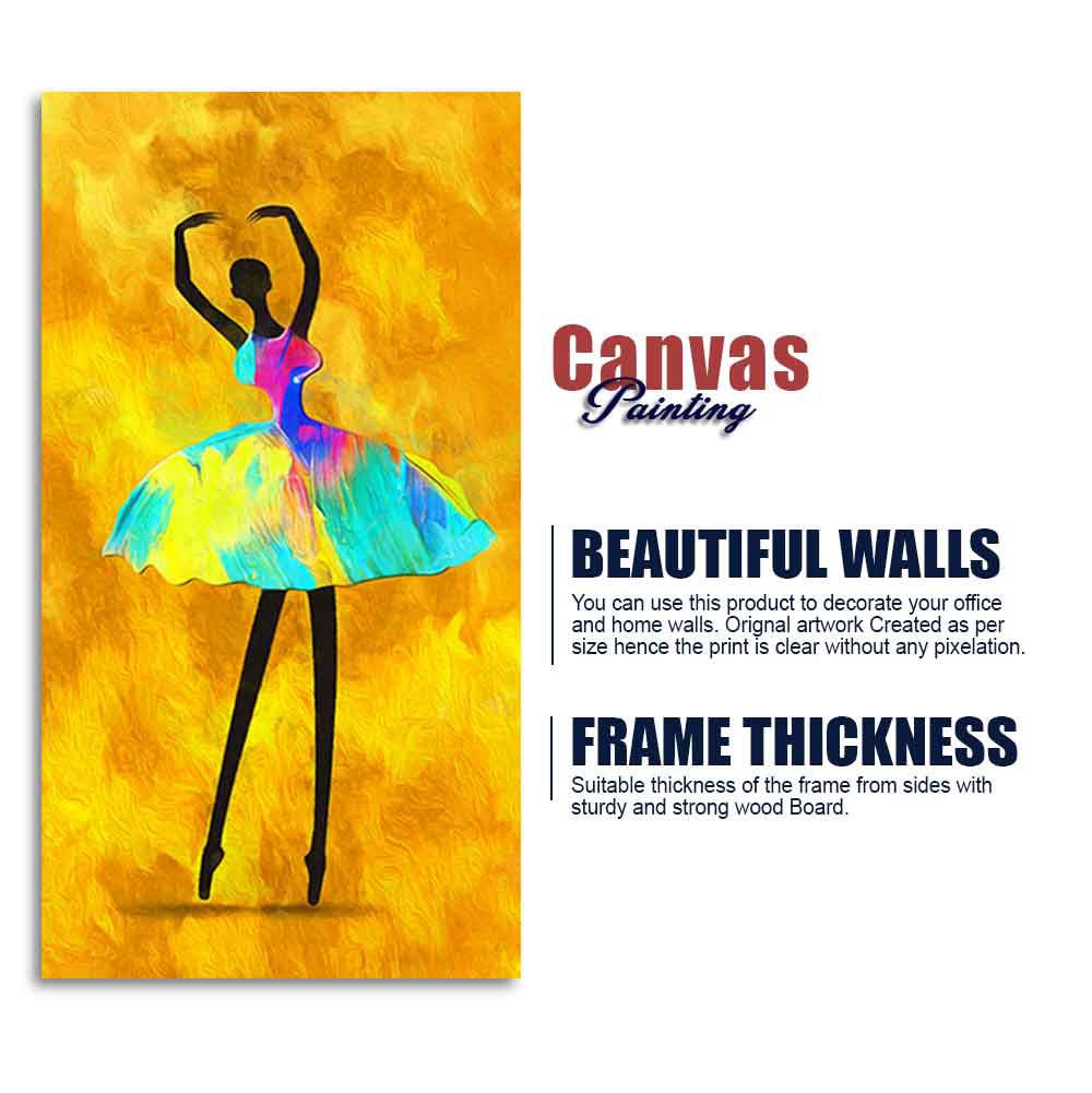 Canvas Wall Painting of Ballerina - Decor Smart