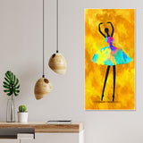 Canvas Wall Painting of Ballerina - Decor Smart