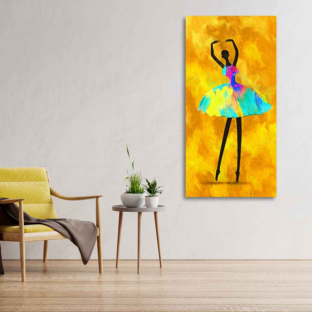 Canvas Wall Painting of Ballerina - Decor Smart
