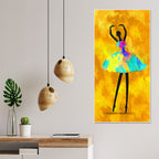 Canvas Wall Painting of Ballerina