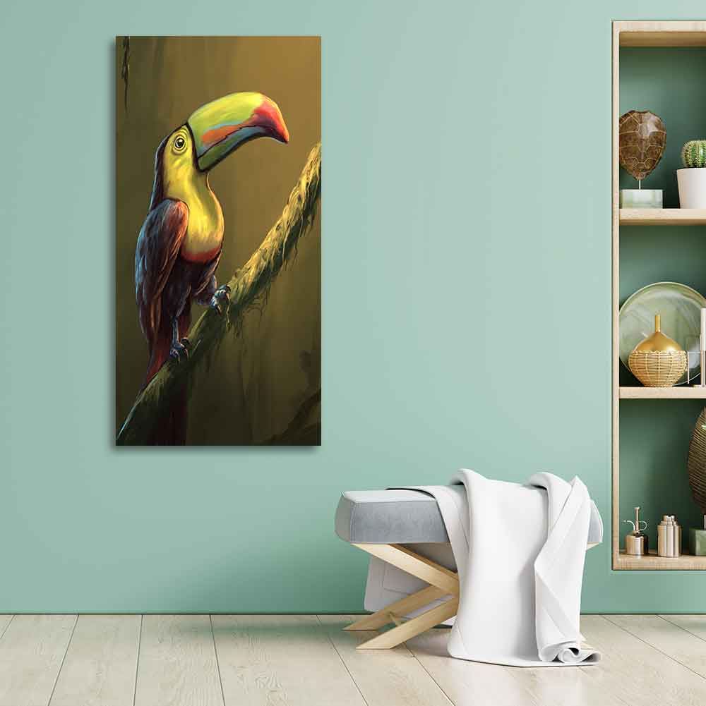 Canvas Wall Painting of Bird Toco Toucan - Decor Smart