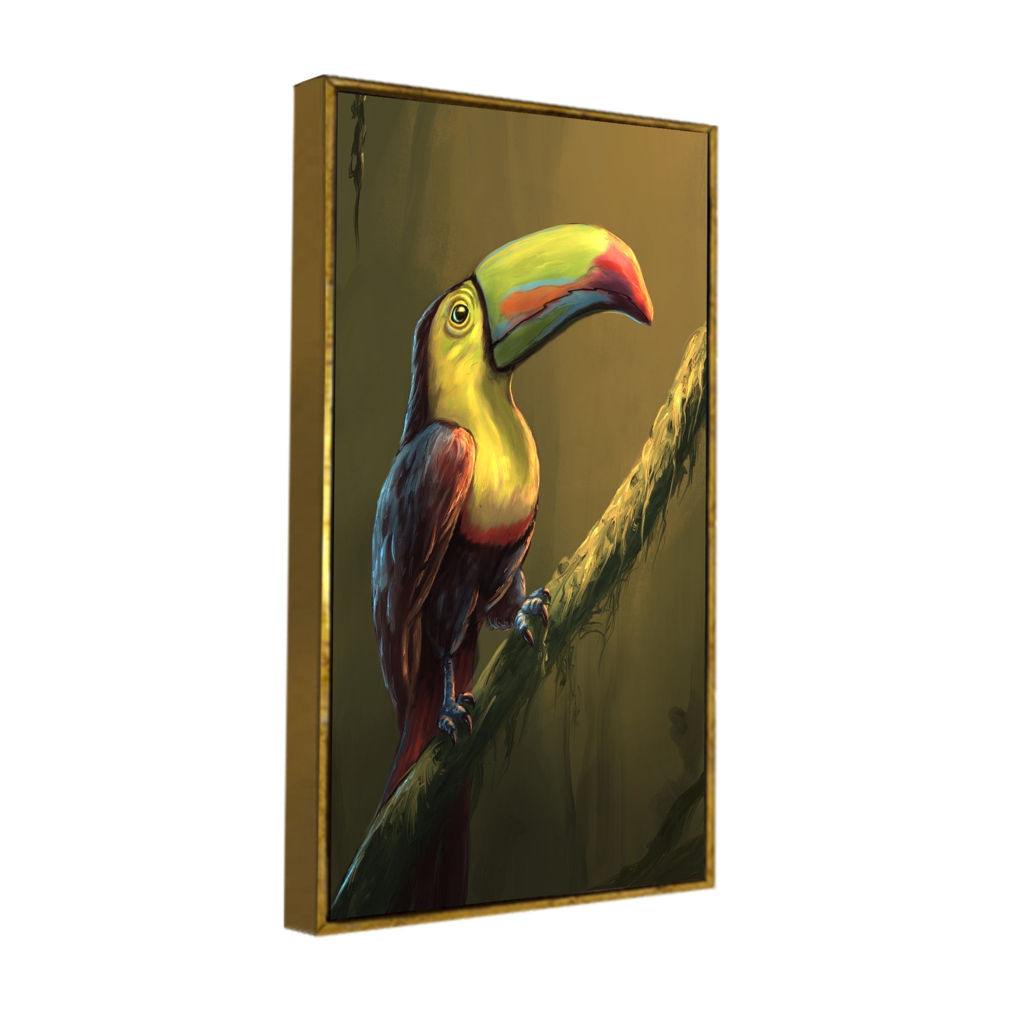 Canvas Wall Painting of Bird Toco Toucan - Decor Smart