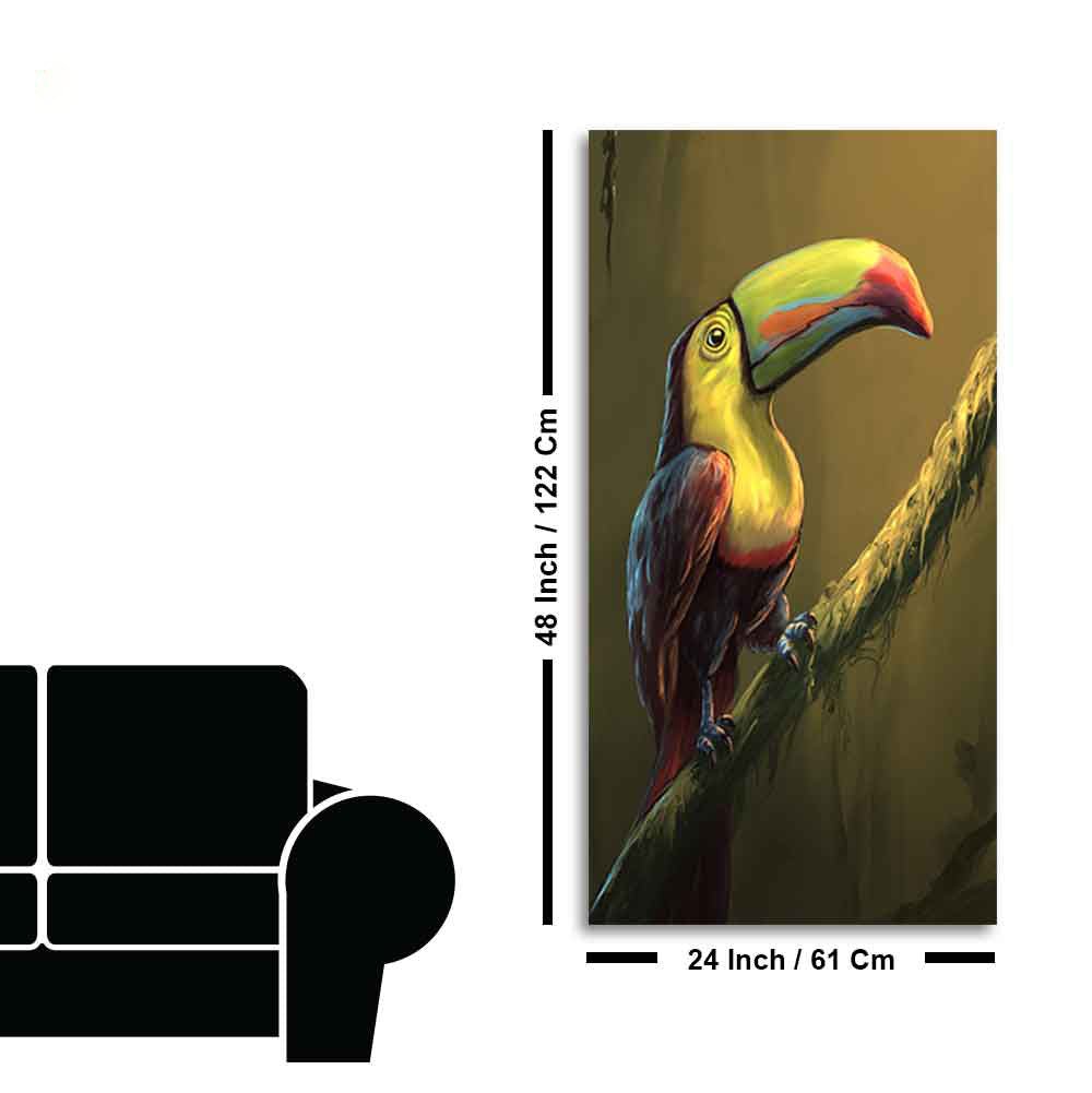 Canvas Wall Painting of Bird Toco Toucan - Decor Smart