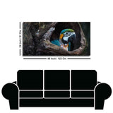 Macaw Parrot in Tree Hole – Canvas Wall Painting - Decor Smart