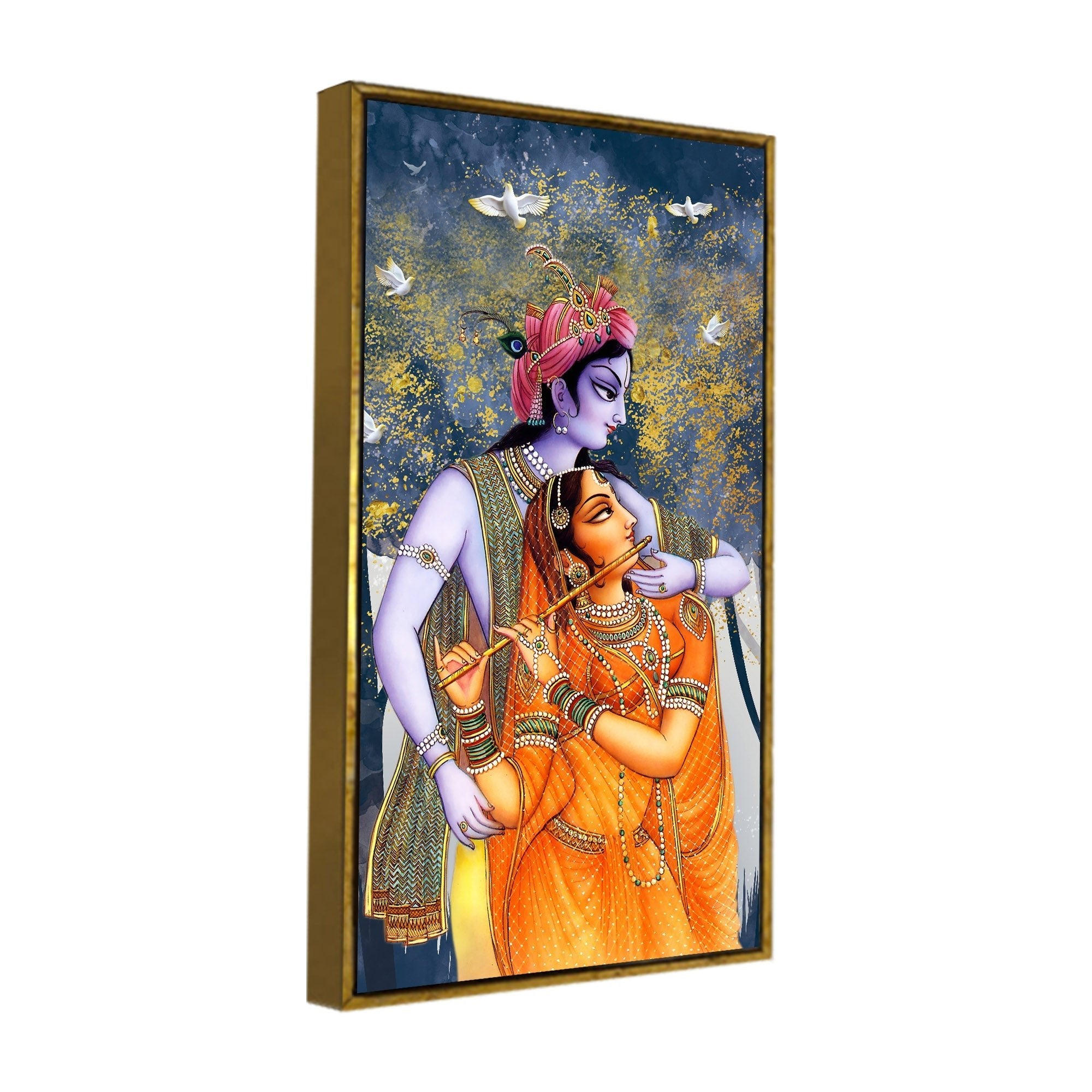 Canvas Wall Painting of Radhe Krishna - Decor Smart