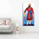 Canvas Wall Painting of Shri Guru Gobind Singh - Decor Smart