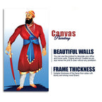 Canvas Wall Painting of Shri Guru Gobind Singh