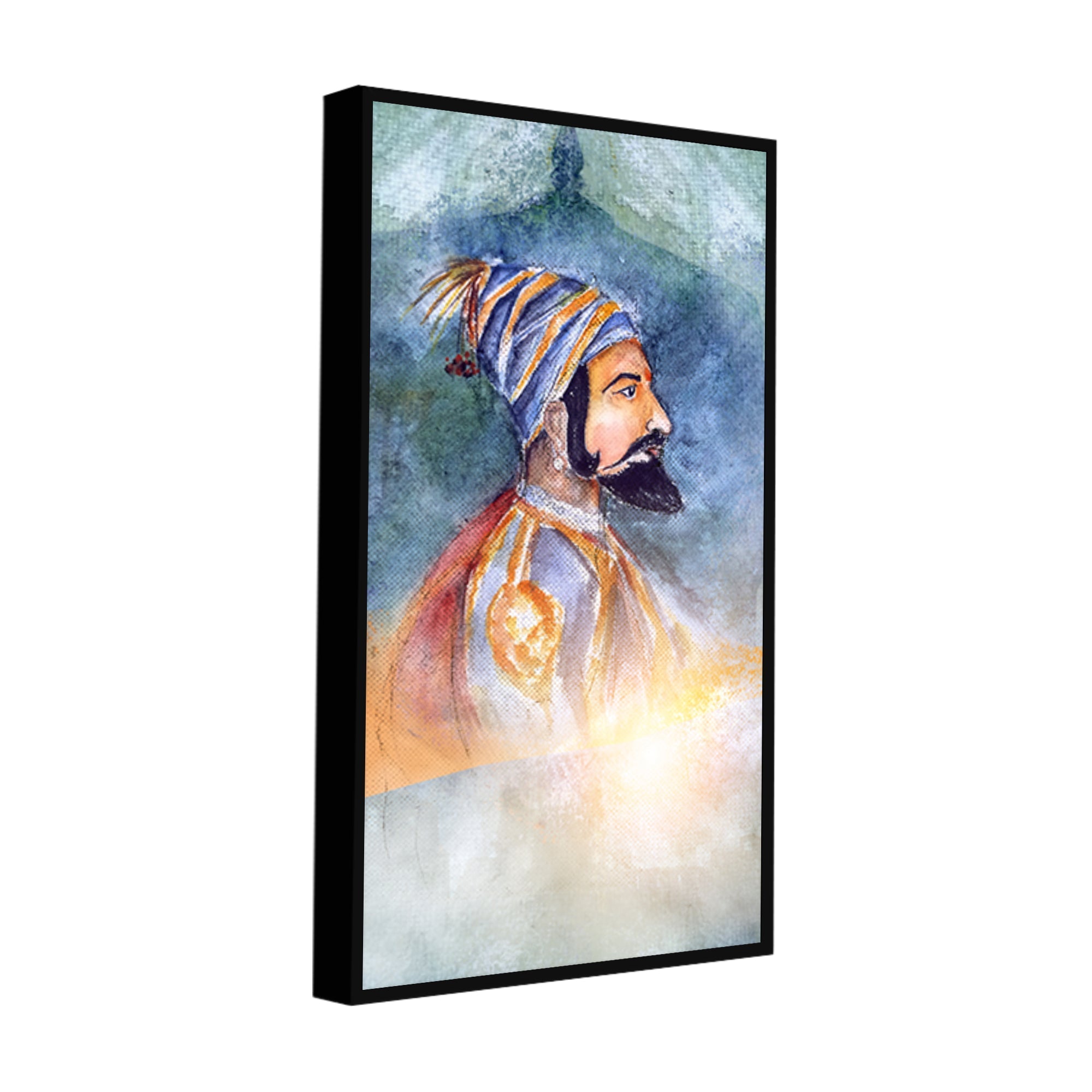 Chhatrapati Shivaji Maharaj Premium Wall Painting - Decor Smart