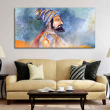 Chhatrapati Shivaji Maharaj Wall Painting - Decor Smart