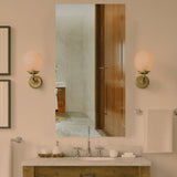 Chic & Minimalist Rectangular Bathroom Mirror With LED - Decor Smart
